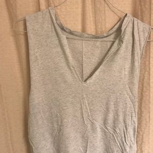 lululemon athletica gray work out tank